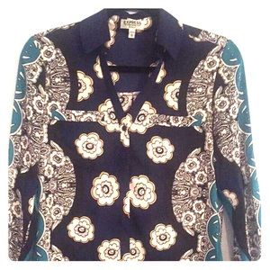 Express Original Fit Print Portofino Shirt